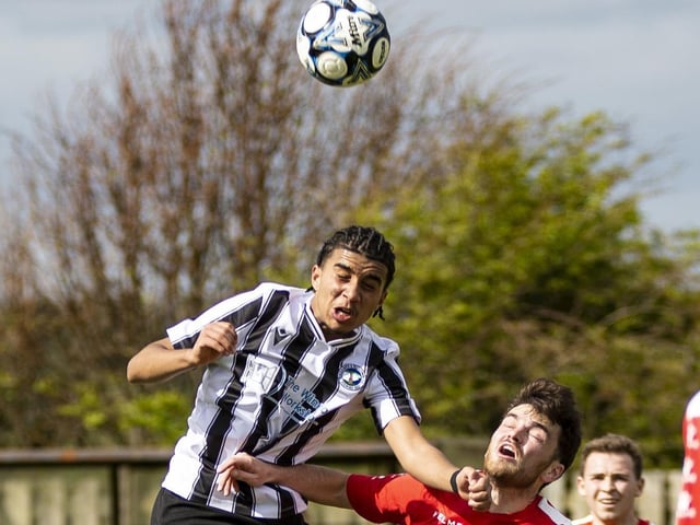 Action from Peacehaven and Telscombe v Crawley Down Gatwick