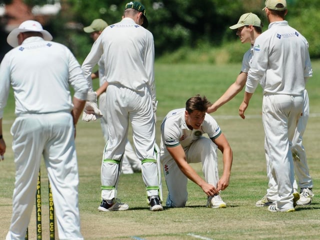 Action from Chippingdale v Broadwater CC in Division 4 West of the Sussex Cricket League