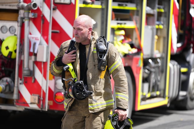 In pictures – six crews at Peacocks fire in Littlehampton High Street