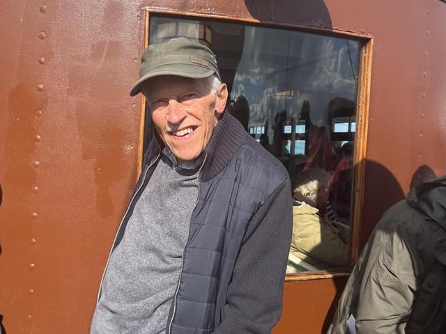 Mr Butchers on board PS Waverley