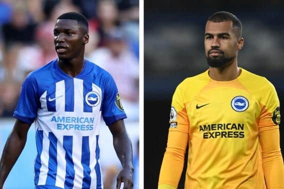 Chelsea have reportedly made a ‘formal bid’ for Brighton & Hove Albion goalkeeper Robert Sánchez and 'remain in talks' with Moisés Caicedo. Pictures courtesy of Getty Images