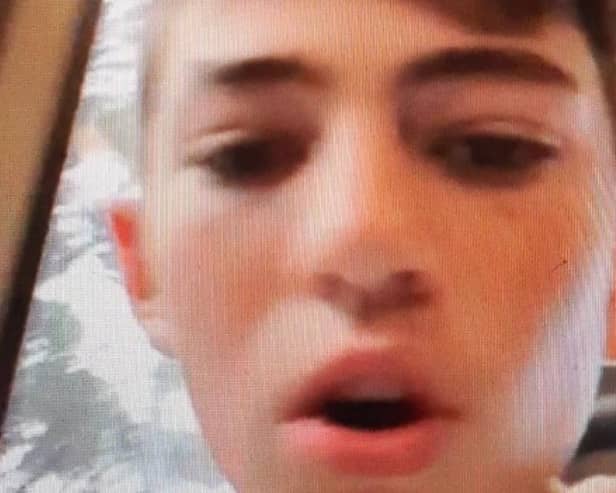 Kyle, 14, is currently missing from Hastings and has links to Chessington in Greater London. Picture: Sussex Police