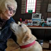 Barbara Grice and her wonderful 'Friend', Quincy!
