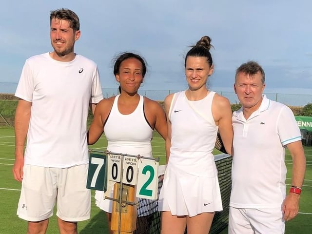 Winners and action from the 2023 Rye Tennis Club tournament