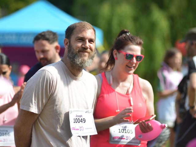 Hastings Race for Life 2023 in Alexandra Park.
