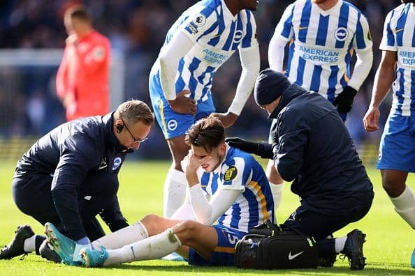 Brighton midfielder Jakub Moder is making progress after almost a year out with a ACL injury