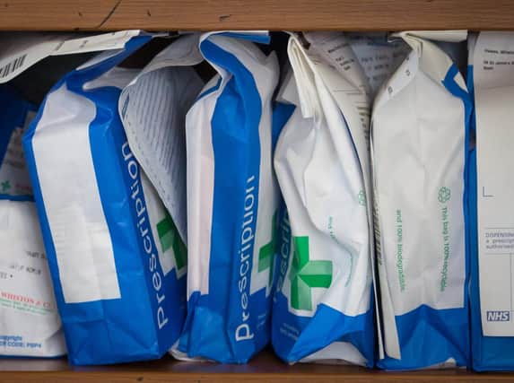 Prescriptions waiting to be collected (Photo by Matt Cardy/Getty Images)