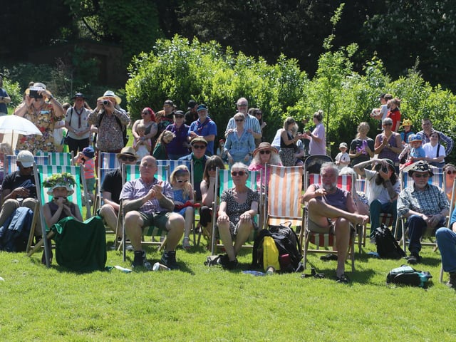 Crowning of the May Queen 2024 in Alexandra Park, Hastings, May 12. Photo by Roberts Photographic.