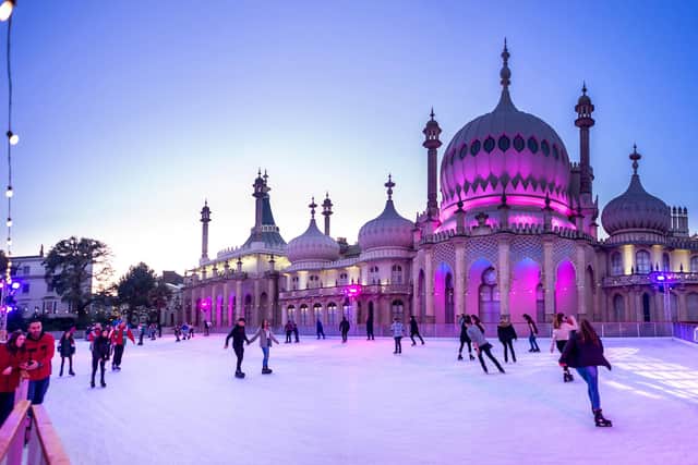 Brighton Pavilion ice rink returns for 2022.