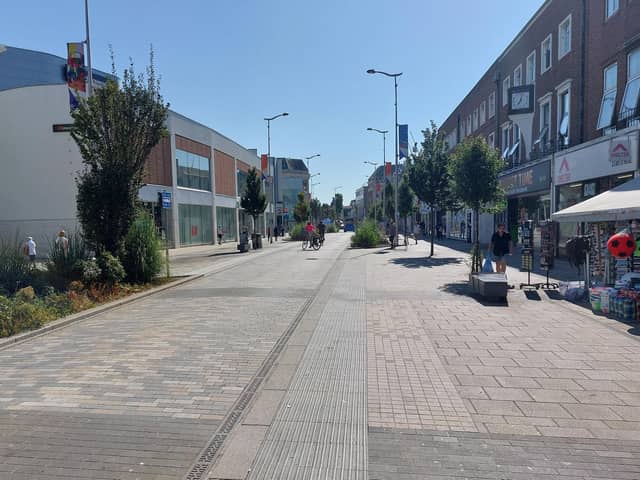 Eastbourne town centre. Photo: staff