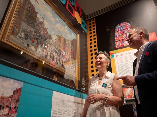 Pictures from the opening of the Art of Chichester exhibition at the Novium Museum