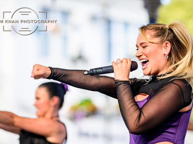 Crowds rammed Horsham town centre to hear a plethora of K-pop hits on Friday.