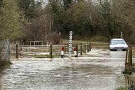 Don't Urbanise the Downs. Bevern Stream flood, January 2023. Photo: Chris Farmelo