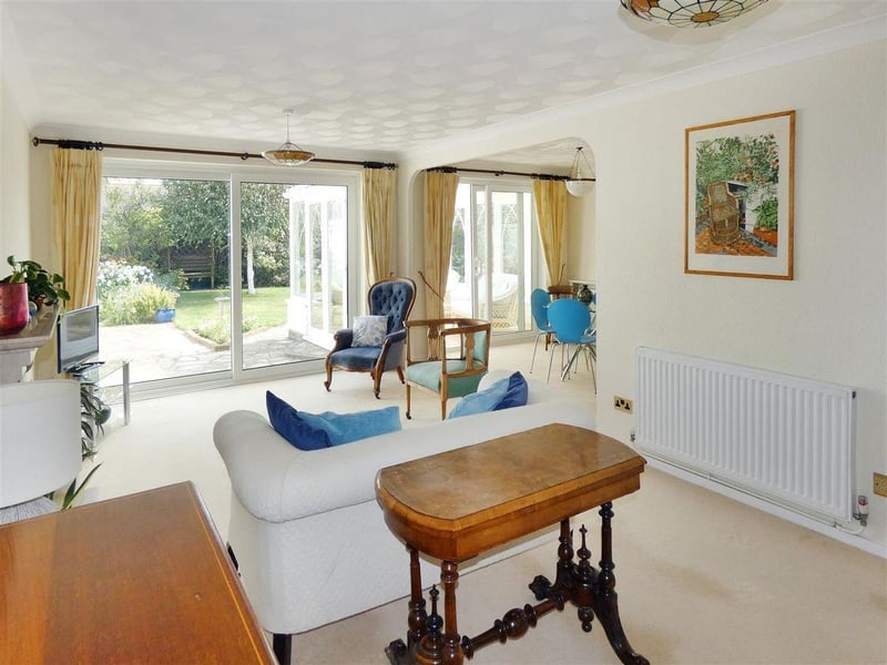 This superb two-bedroom, detached bungalow on the South Beaumont Park development is offered for sale with no onward chain through Glyn Jones, priced at £550,000.