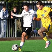 Eastbourne United in recent action - against Rochester in the FA Vase | Picture by Lee Nolan