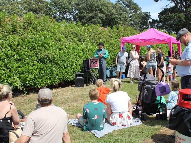 David Croucher from DC Magic kept the families entertained