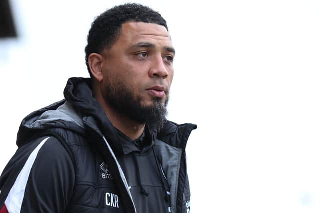 Crawley Town head coach Colin Kazim-Richards | Picture: Natalie Mayhew/Butterfly Football