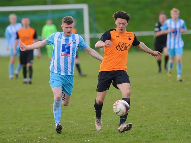 Action from Worthing United's win at home to Mile Oak in the SCFL Division 1