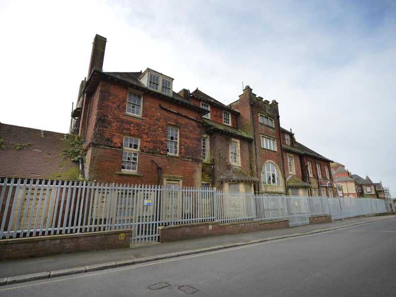 The old Gambier House site in West Hill Road, St Leonards.