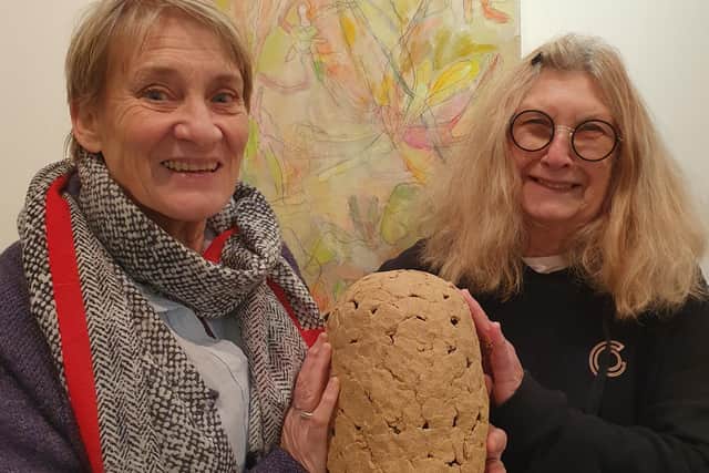 Artists Maureen Brigden and Sylvia Kopeček (contributed pic)