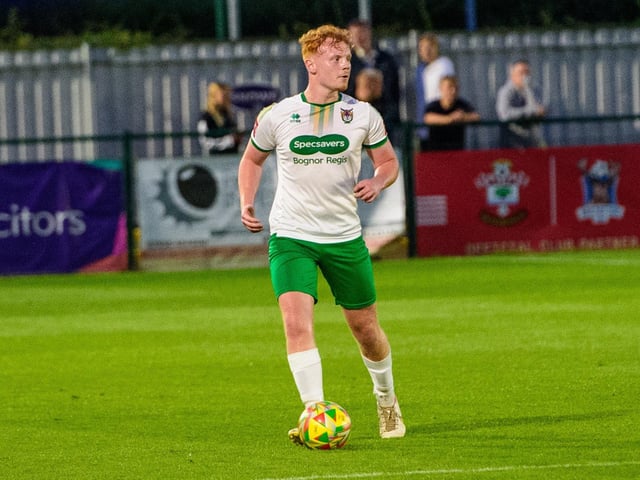 Action from AFC Totton v Bognor Regis Town, July 2023