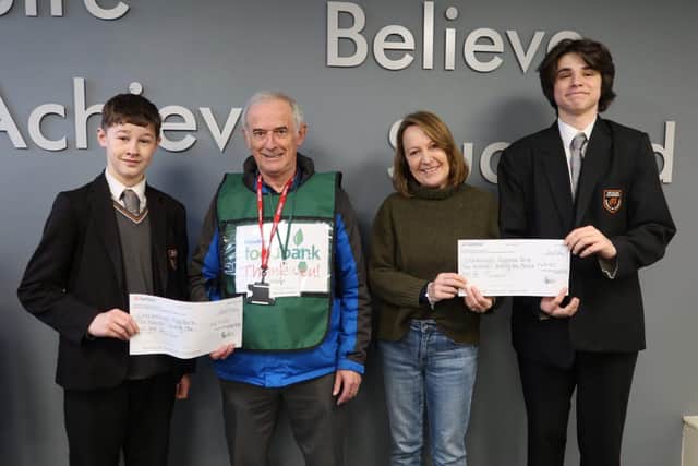 Beacon Academy students held a Christmas charity fundraiser for the two charities.