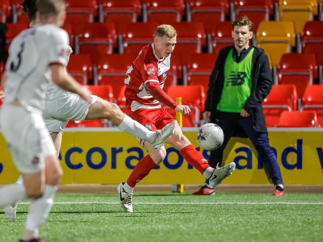 Action from Eastbourne Borough's 0-0 draw at Truro City
