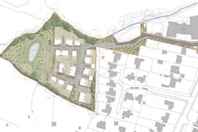 Plans to build 23 homes north of Southwater. Image: Star Build Ltd