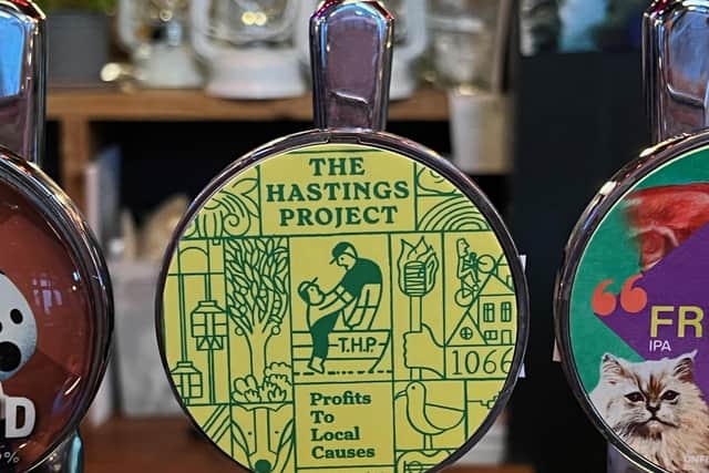 The new Hastings beer can be sampled at the Crown in All Saints Street