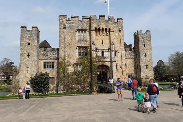 Hever Castle was to  the childhood home of Anne Boleyn, King Henry VIII’s second wife.