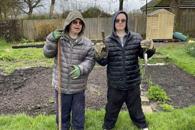 All-hands to the allotment at Burgess Hill's Burnside Centre