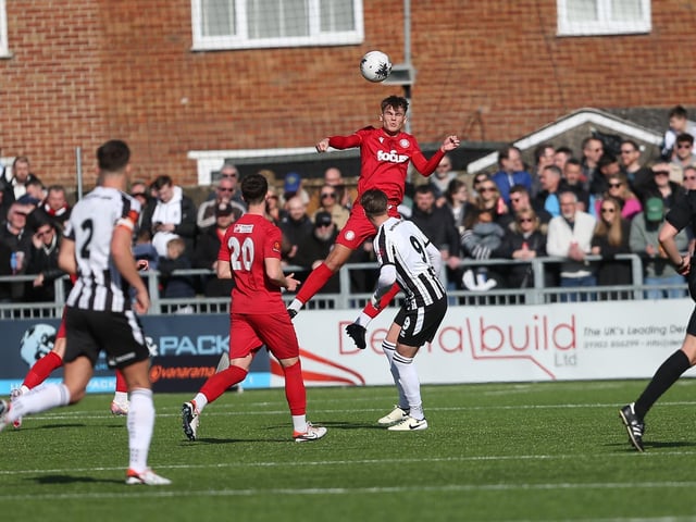 Worthing take on Bath City in front of the TNT Sports cameras at Woodside Road