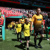 Littlehampton Town walk out of the tunnel at Wembley
