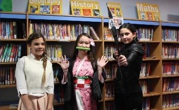 Some of the wonderful costumes for World Book Day at Chesswood Junior School