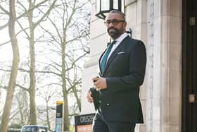 James Cleverly was in Crawley on March 21 meeting with police in the High Street – but apparently no one bothered to tell the council. (Photo by Leon Neal/Getty Images)