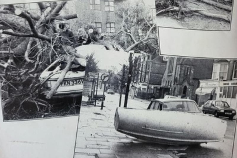 More damage and a boat in the street