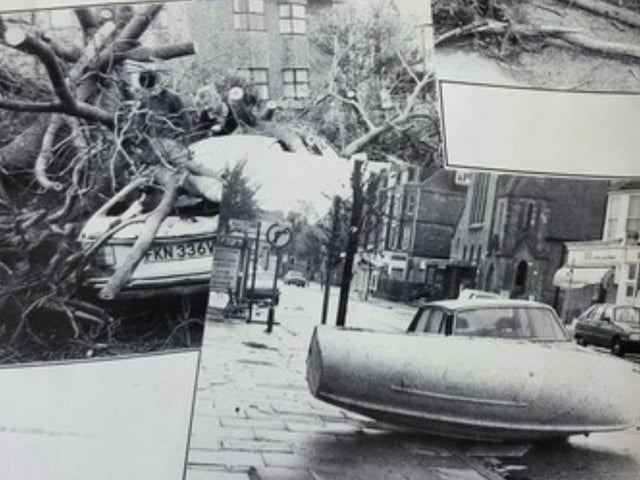 More damage and a boat in the street