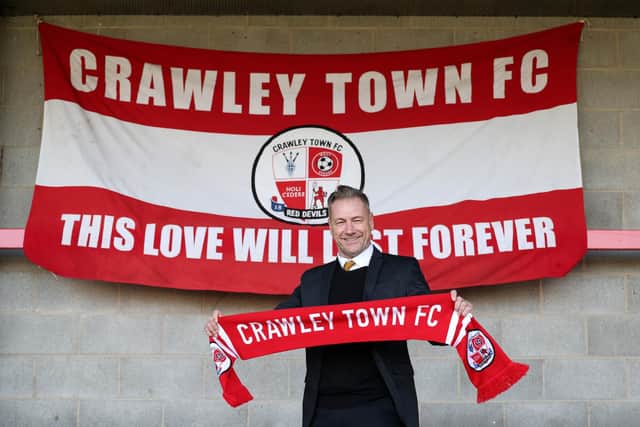 Crawley Town have confirmed that that Scott Lindsey has been appointed as the new first team manager on an initial two-and-a-half-year contract. Picture by James Boardman/Alamy Live News