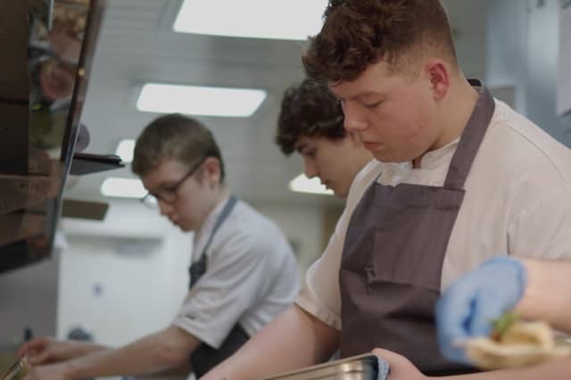 The Chefs in Action.