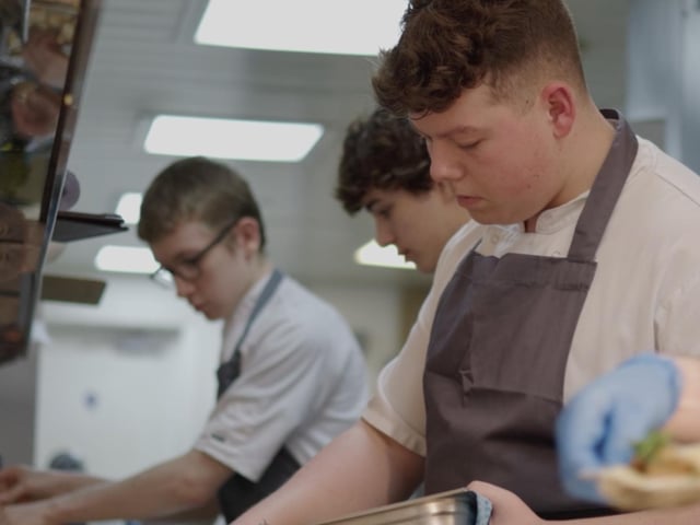 The Chefs in Action.