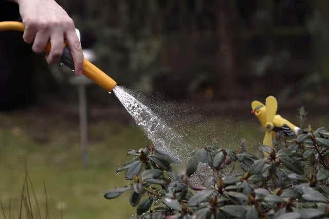 Temporary restrictions were announced by South East Water, on Friday, July 11, meaning customers in Sussex have been prevented from using hosepipes for watering their gardens, washing cars, windows and patios, or filling swimming and paddling pools. (Photo: Christopher Furlong/Getty Images)