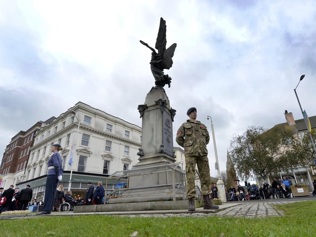 Eastbourne Remembrance Sunday Service (Photo by Jon Rigby)