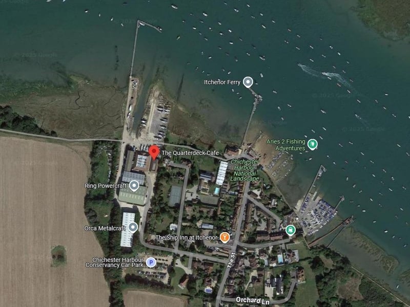 The Quarterdeck, Itchenor Shipyard, West Itchenor. Photo: Google Streetview