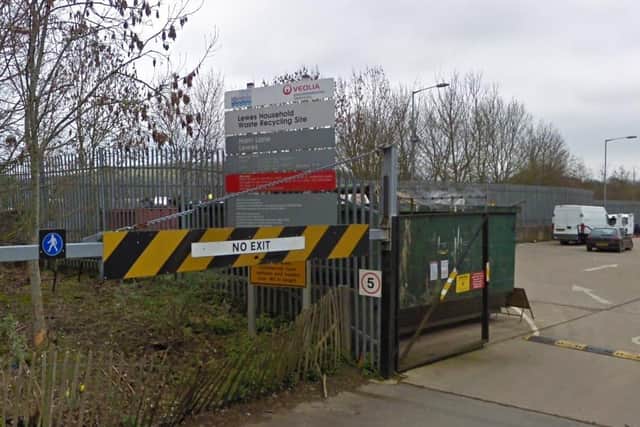 Lewes Household Waste Recycling Site. Photo: Google Street View