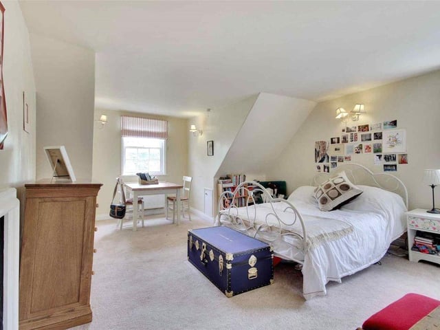 The house has five bedrooms.