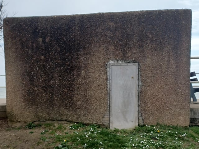 The Type 26 pillbox on Ferring seafront -- one of the best preserved nationally