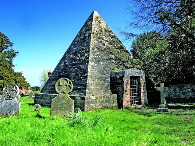 John 'Mad Jack’ Fuller was an MP and the Squire of Brightling, near Robertsbridge. He was best known for building a series of follies. In September 1828, Mad Jack bought Bodiam Castle for 3,000 guineas at auction to save it from destruction. He constructed this 25ft-high stone pyramid in the churchyard of St Thomas à Becket as his final resting place and legend has it that he was interred in his most flamboyant clothes, sitting at a table laden with food and a bottle of port at hand. It was built in 1810 and Mad Jack died on April 11, 1834.