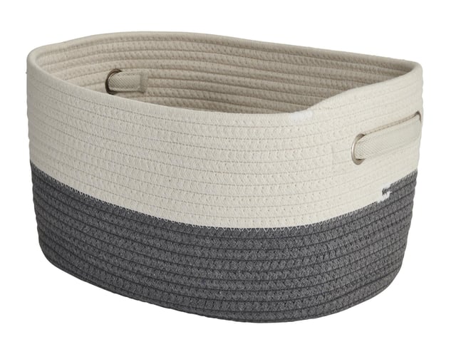 The grey/white rope tote was £10 and is now £5
