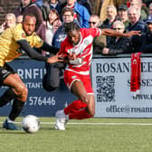 Eastbourne Borough v Maidstone is far from the first game this season to feature more than one controversial refereeing decision | Picture: Lydia Redman