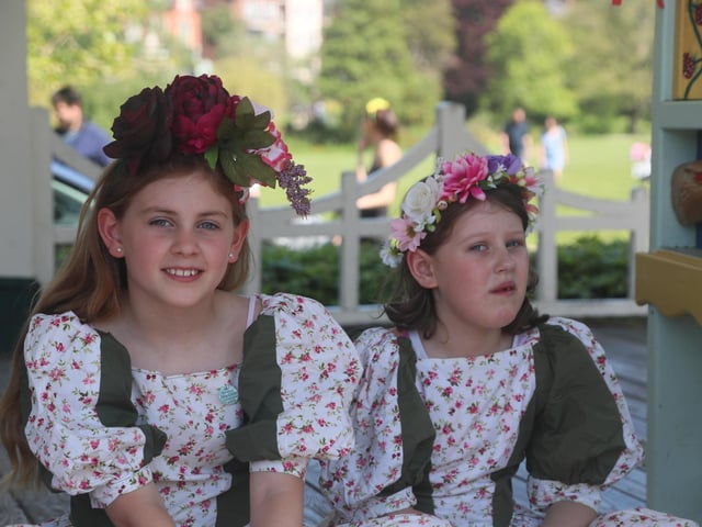 Crowning of the May Queen 2024 in Alexandra Park, Hastings, May 12. Photo by Roberts Photographic.